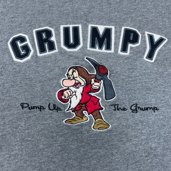 Disney Unisex Grumpy Graph “Pump Up the Grump” Short Sleeve T Shirt Sz L