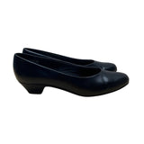 Soft Style Hush Puppies Women’s Black Faux Leather Low Heel Dress Shoes Size 9M