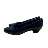 Soft Style Hush Puppies Women’s Black Faux Leather Low Heel Dress Shoes Size 9M