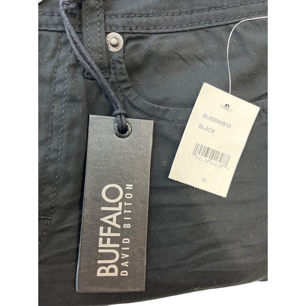 Buffalo Kids Boy's Black Evan Slim Straight Fit Jeans Sz 10 - NWT