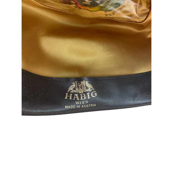 P&C Habig Wien Mens Brown Felt Austrian Hat - One Size