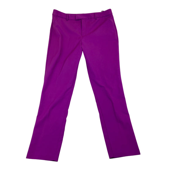 Catherine Malandrino Womens Violet Trousers Straight Leg Dress Pants Sz 14 - New