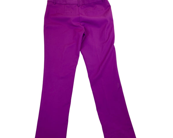 Catherine Malandrino Womens Violet Trousers Straight Leg Dress Pants Sz 14 - New