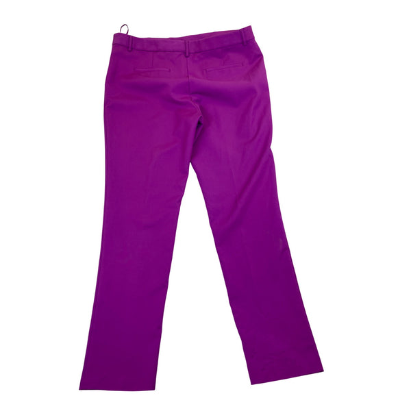 Catherine Malandrino Womens Violet Trousers Straight Leg Dress Pants Sz 14 - New