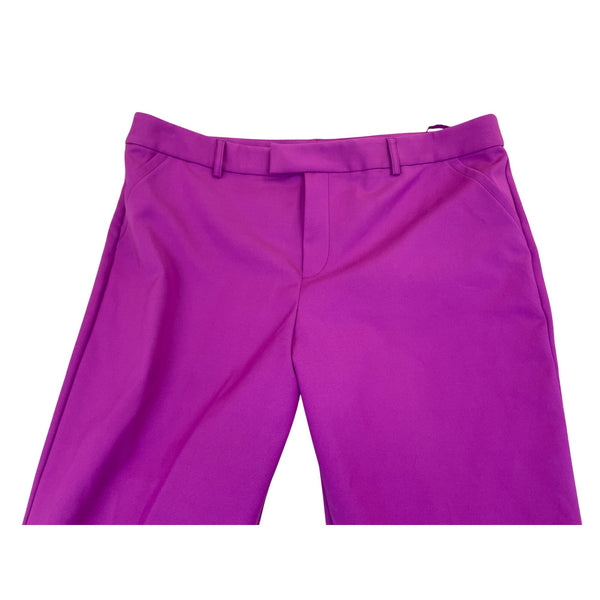 Catherine Malandrino Womens Violet Trousers Straight Leg Dress Pants Sz 14 - New