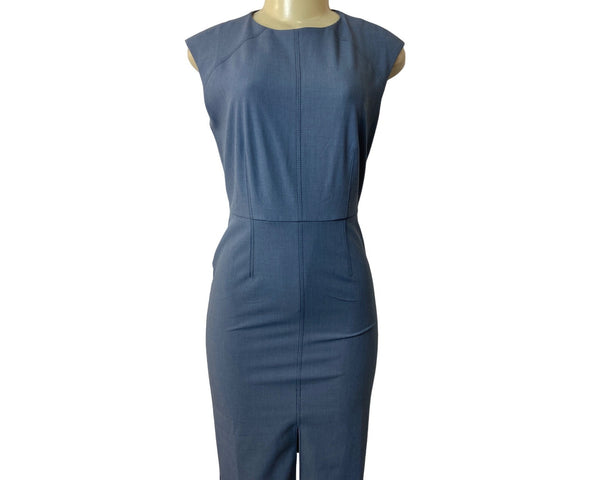 Ann Taylor Women's Blue Pegged Dress Sz 2 (EUR 38) - NWT