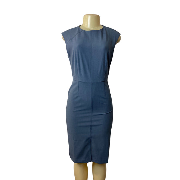 Ann Taylor Women's Blue Pegged Dress Sz 2 (EUR 38) - NWT
