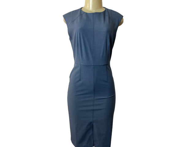 Ann Taylor Women's Blue Pegged Dress Sz 2 (EUR 38) - NWT