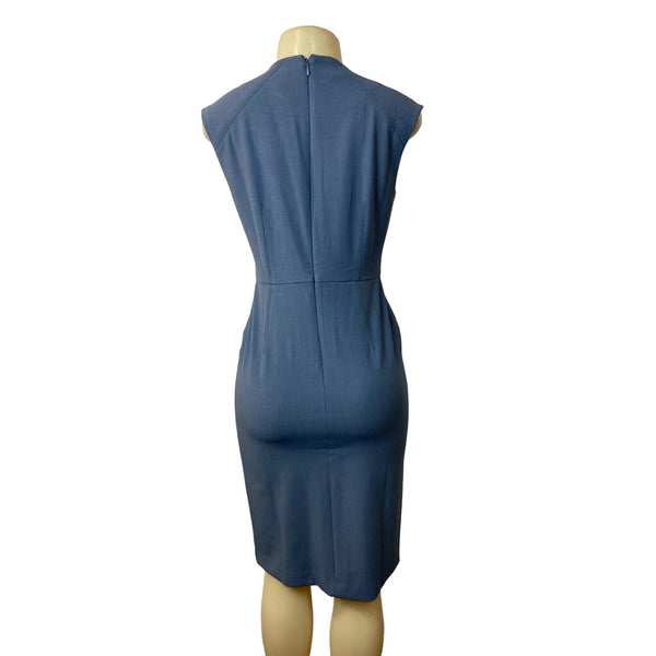 Ann Taylor Women's Blue Pegged Dress Sz 2 (EUR 38) - NWT