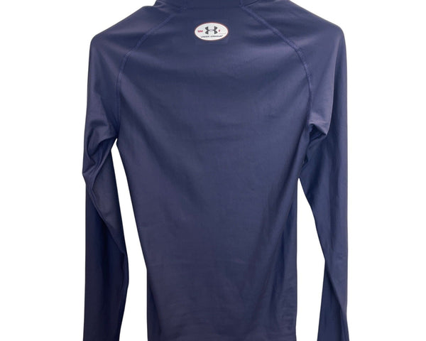 Under Armour Mens Navy ColdGear Compression Long Sleeve Shirt Size SP/MP- New