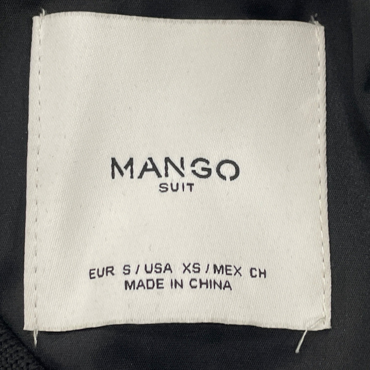 Mango Womens  Black Embroidered Long Bomber Jacket With Floral Sleeve Details Sz XS
