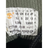 Timberland Toddler Black Leather & Mesh Boots Size 5.5