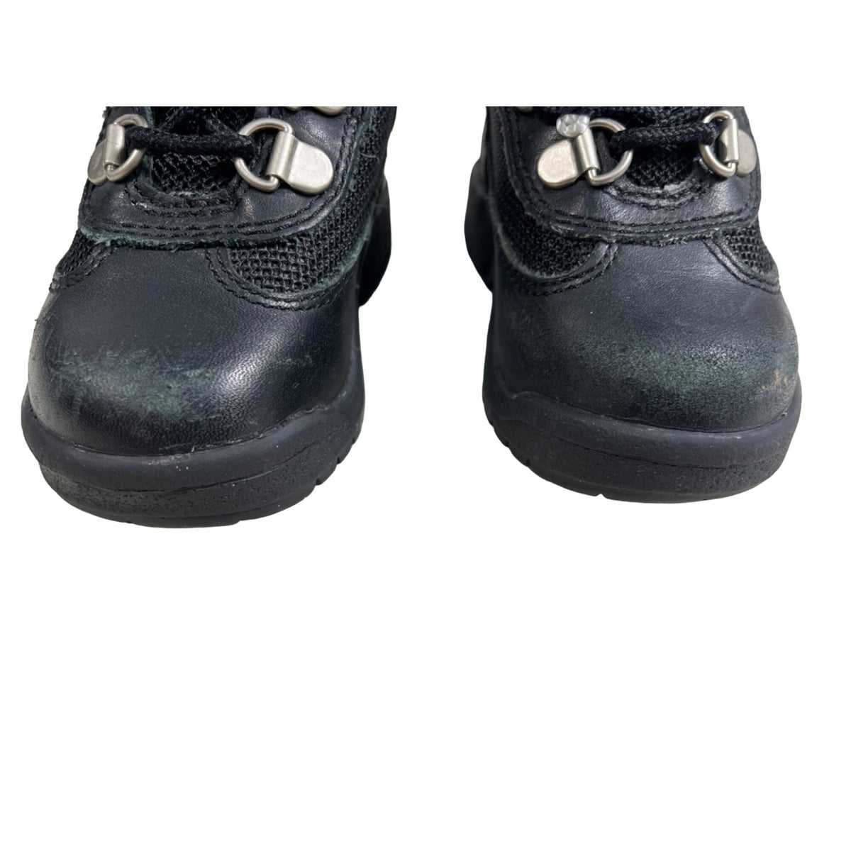 Timberland Toddler Black Leather & Mesh Boots Size 5.5
