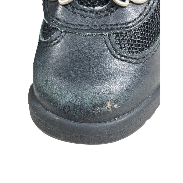 Timberland Toddler Black Leather & Mesh Boots Size 5.5