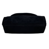 Paloma Picasso Black Suede Gold Chain Strap & 