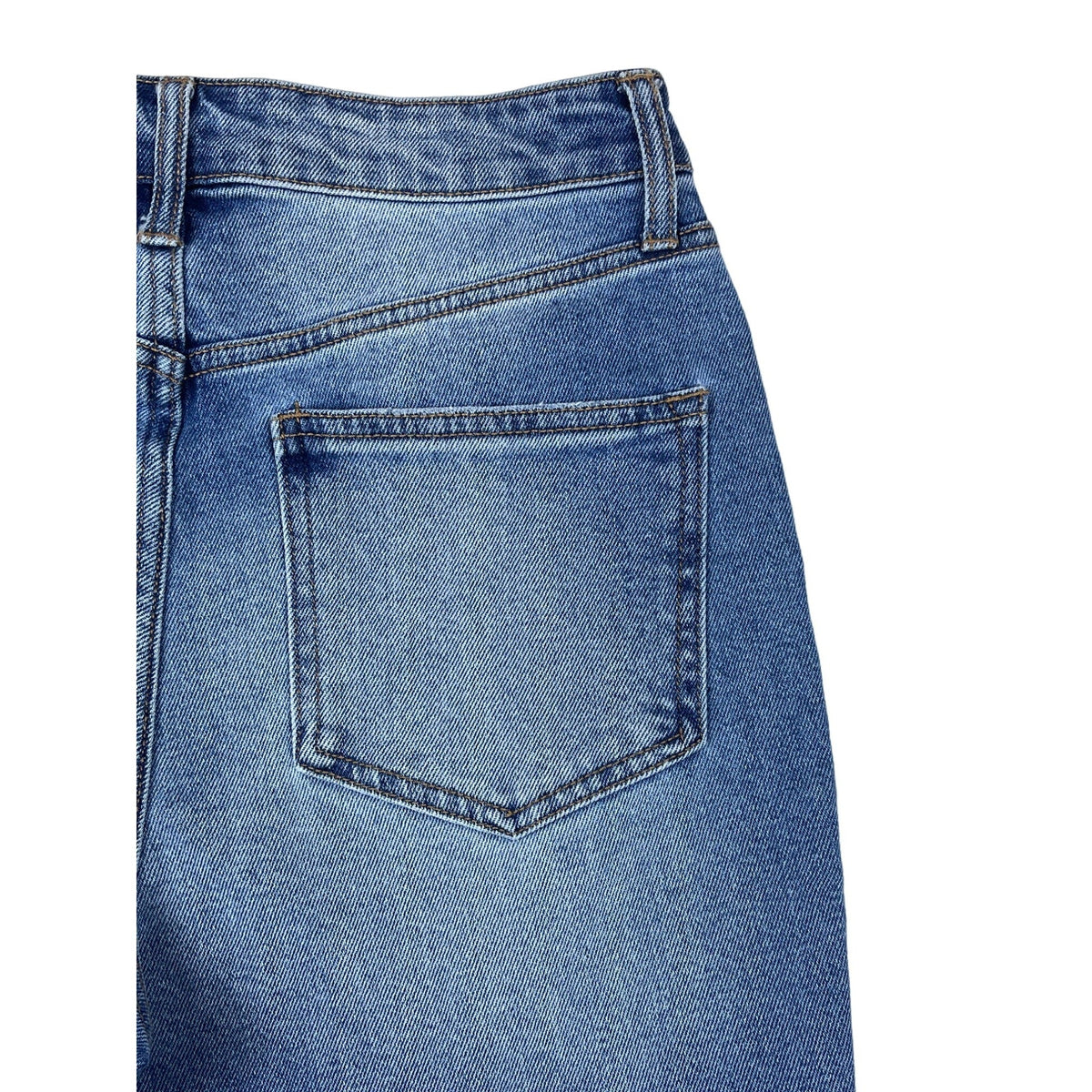 NOBO No Boundaries Women's High Rise Blue Jeans Distressed Medium Wash Sz 9 New