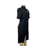 Gui & Co Womens Black Short Sleeve Dress
