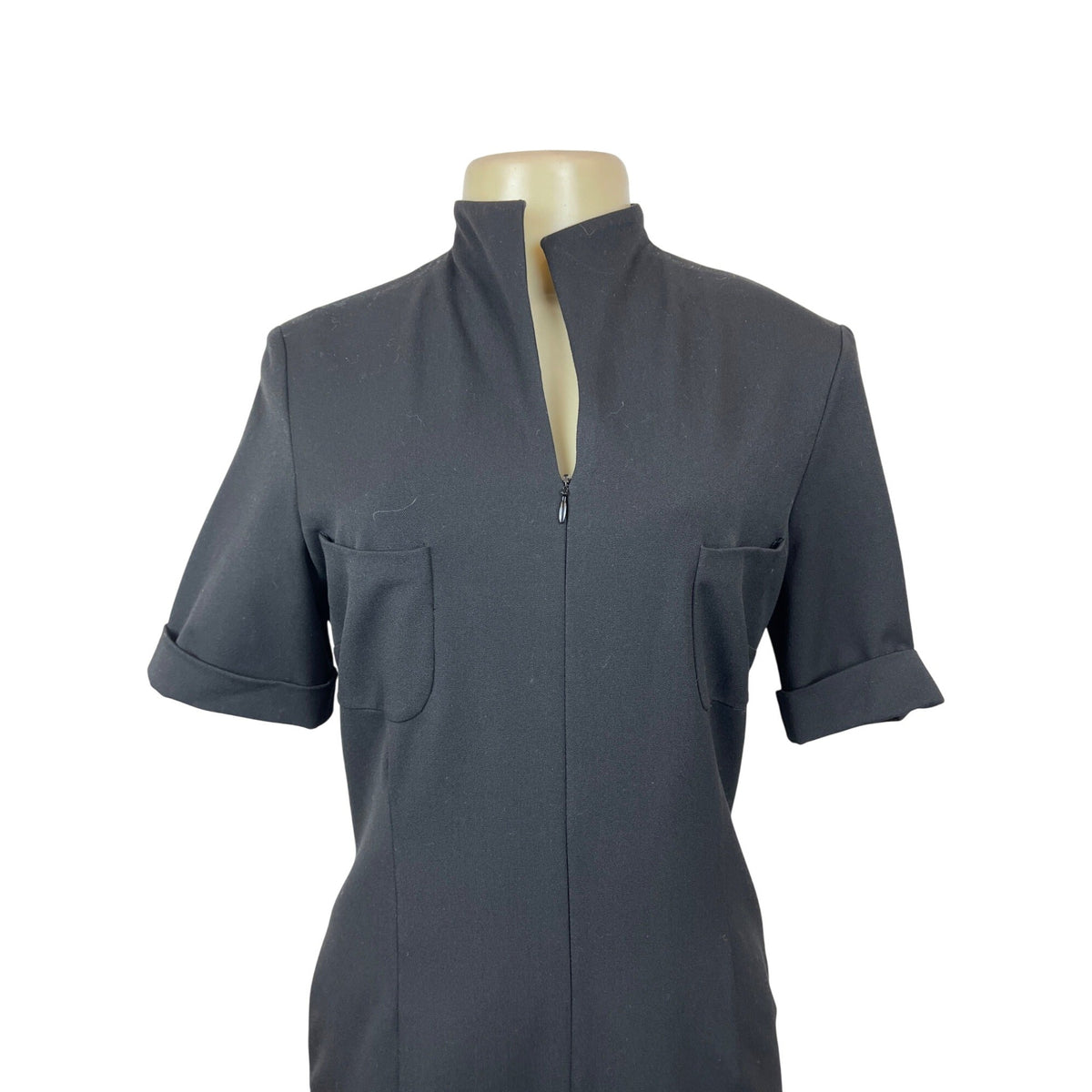 Gui & Co Womens Black Short Sleeve Dress