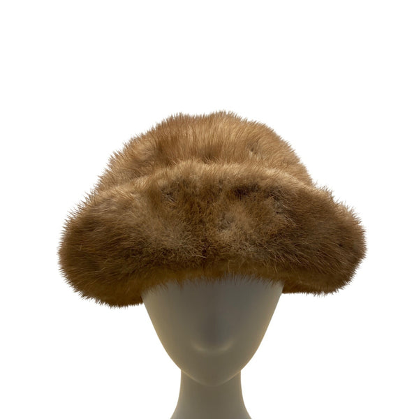 Vintage Mink Fur Hat By Macys Little Shop One Size