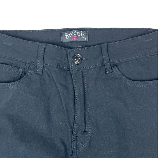 Swank A Posh Women's Black Skinny Pant Black Sz 9 (EUR 37) - NWT