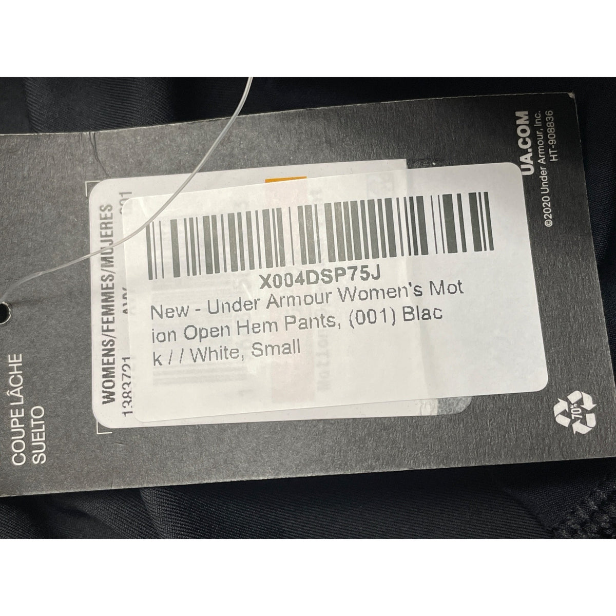 Under Armour Women's Black Athletic Pants Lightweight Stretch Size Small/P