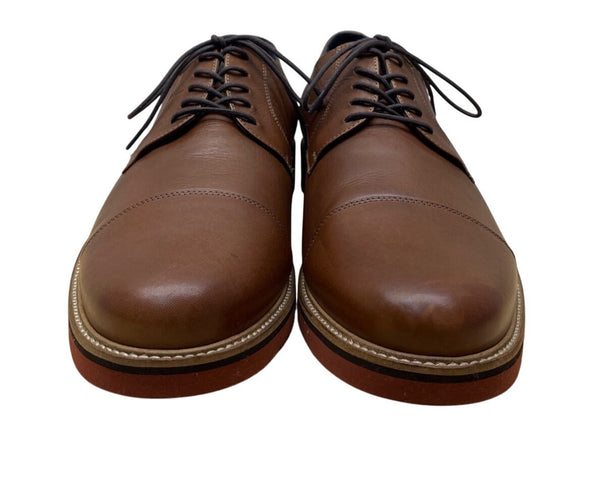 14Th & Union Mens Brown Leather Lace Up Cap Toe Oxford Shoes Size 11.5M - New