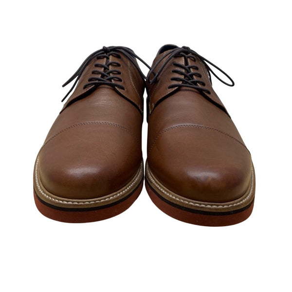 14Th & Union Mens Brown Leather Lace Up Cap Toe Oxford Shoes Size 11.5M - New