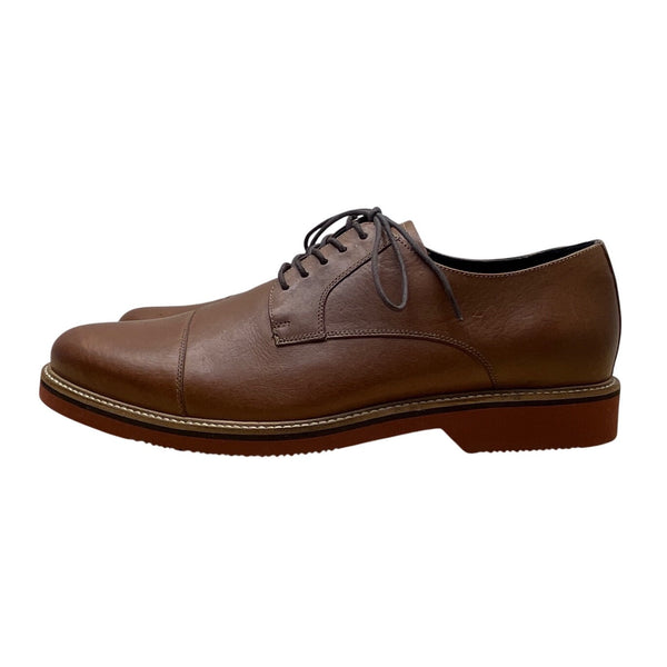 14Th & Union Mens Brown Leather Lace Up Cap Toe Oxford Shoes Size 11.5M - New