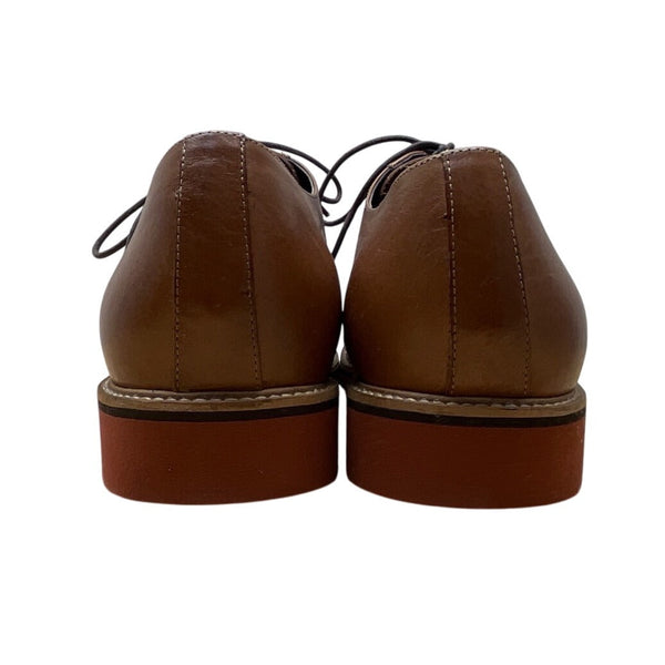 14Th & Union Mens Brown Leather Lace Up Cap Toe Oxford Shoes Size 11.5M - New