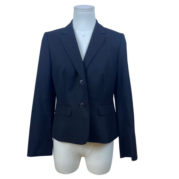 Loft Women’s Black Two-Button Tailored Blazer Size 4P Petite