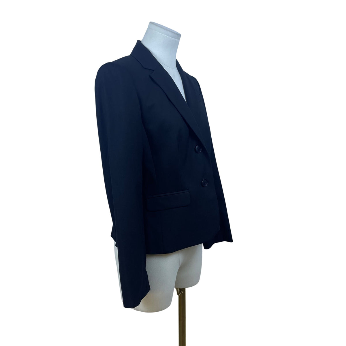 Loft Women’s Black Two-Button Tailored Blazer Size 4P Petite