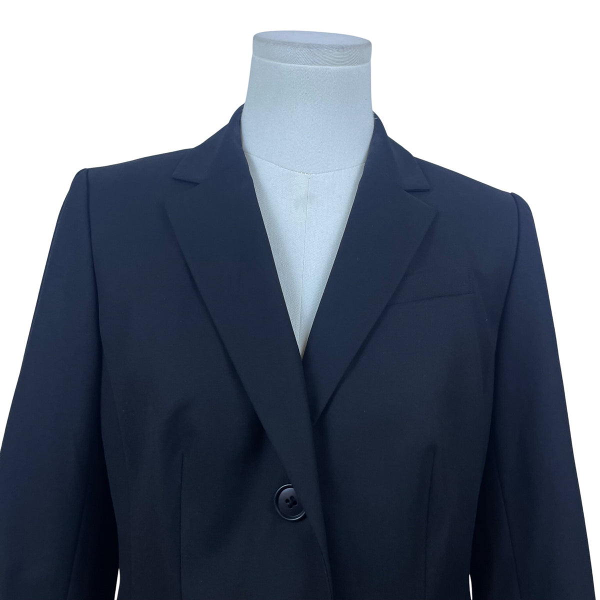 Loft Women’s Black Two-Button Tailored Blazer Size 4P Petite