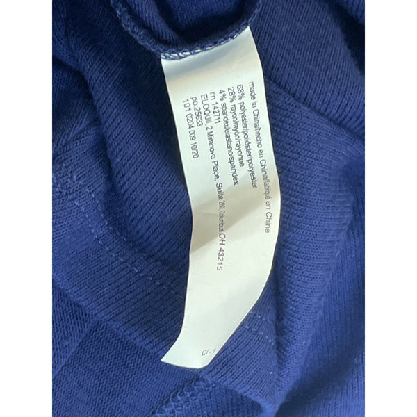 Eloquii Womens Size 26/28 Blue Square Neck Top Short Sleeve Shirt
