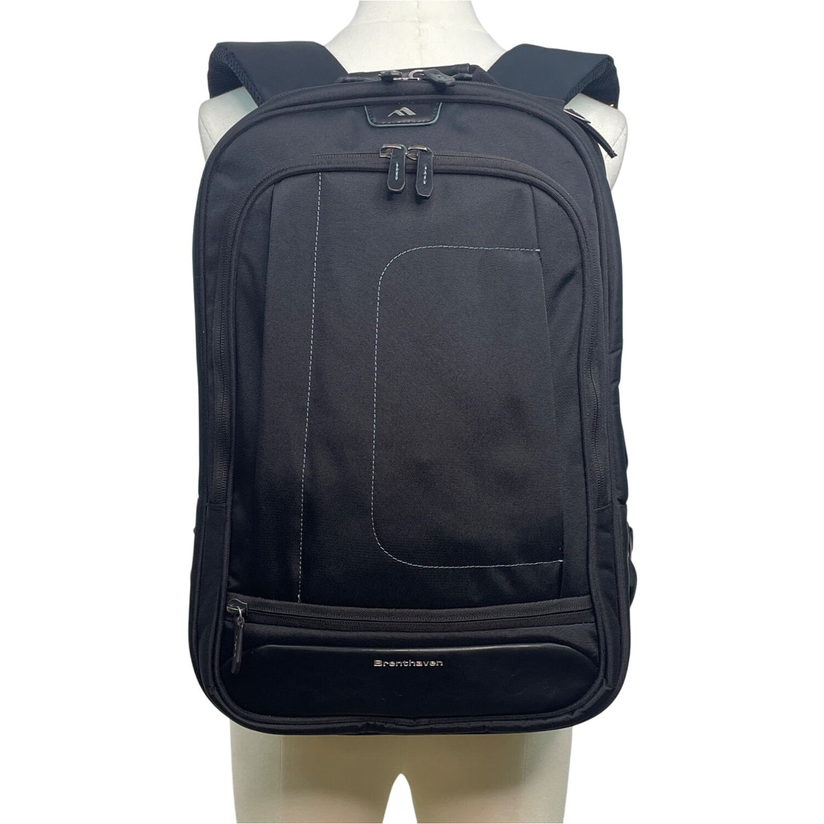 Brenthaven Black Multiple Compartments Elliot X-Ray Friendly Laptop Backpack