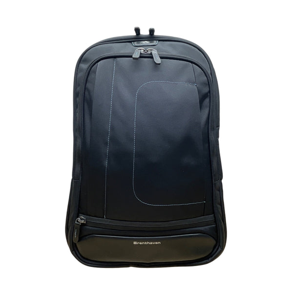 Brenthaven Black Multiple Compartments Elliot X-Ray Friendly Laptop Backpack