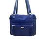 Baggallini Women’s Blue Nylon Multiple Pockets Adjustable Strap Travel Tote Bag