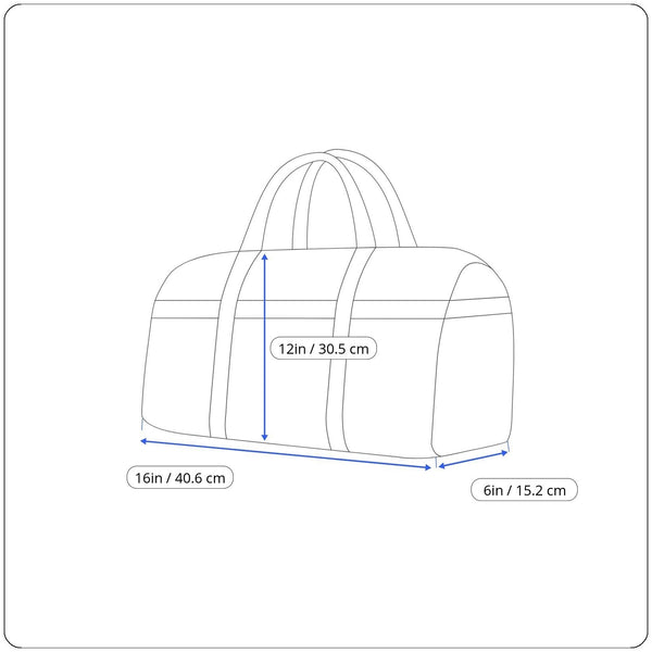 Baggallini Women’s Blue Nylon Multiple Pockets Adjustable Strap Travel Tote Bag