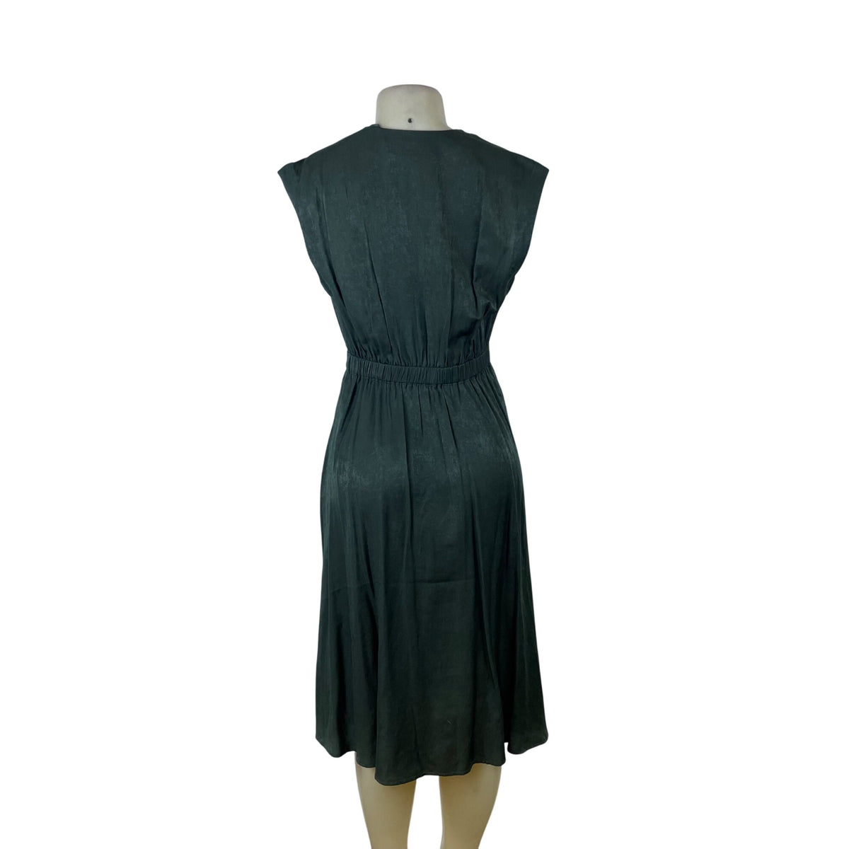 Banana Republic Women’s Green Sleeveless Wrap Midi Dress Size S - New