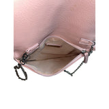 Hallhuber Women's Pink With Chain Strap Vegan Leather Elegant Evening Clutch Sz S