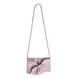 Hallhuber Women's Pink With Chain Strap Vegan Leather Elegant Evening Clutch Sz S