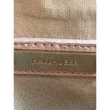Hallhuber Women's Pink With Chain Strap Vegan Leather Elegant Evening Clutch Sz S