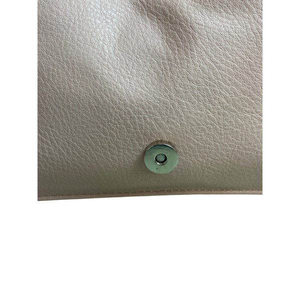 Hallhuber Women's Pink With Chain Strap Vegan Leather Elegant Evening Clutch Sz S