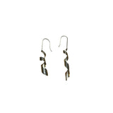 Gold-Tone Twisted Dangle Earrings Lightweight Stylish Drop Design