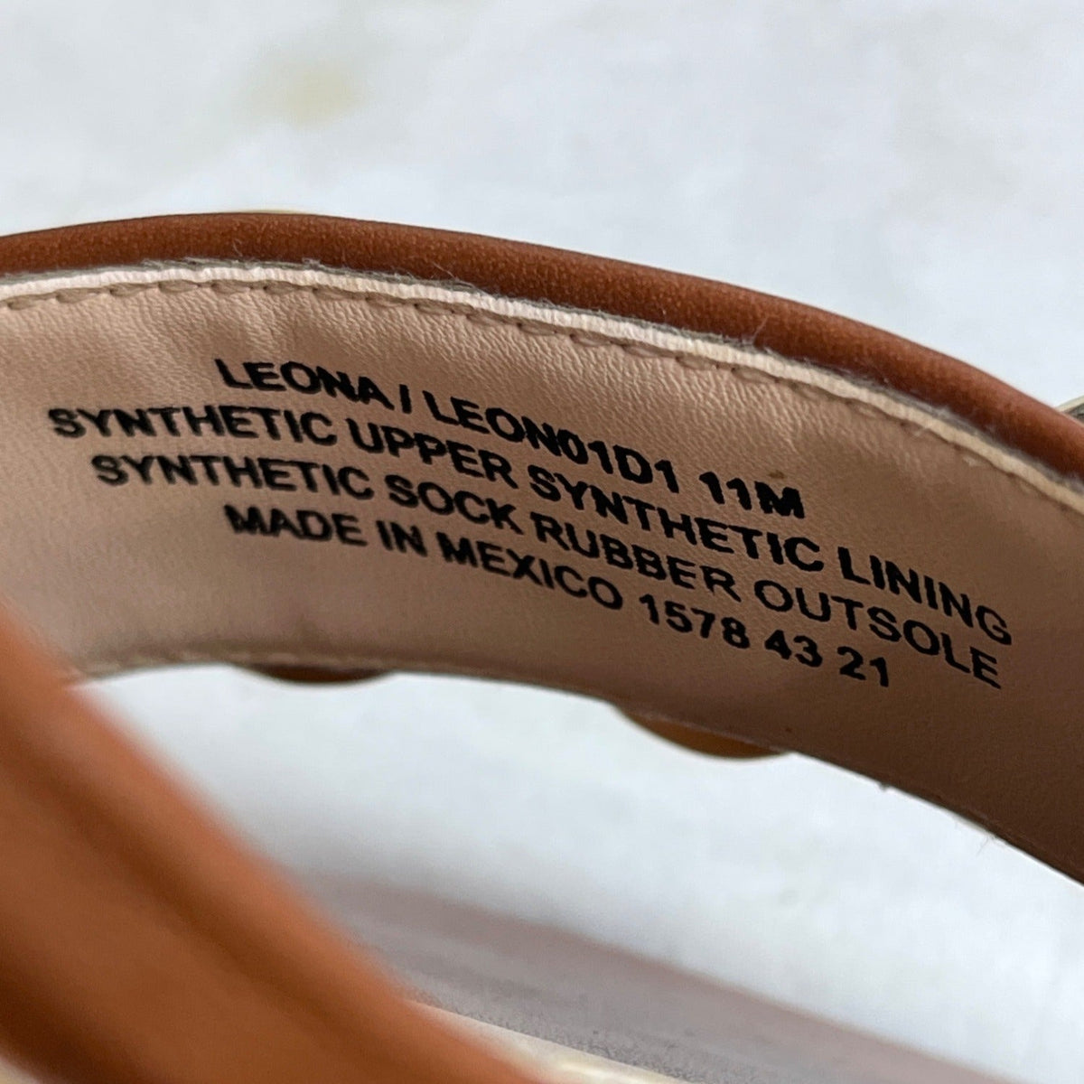 Steven New York Women's Brown Leona Blocked Sandals Sz 11