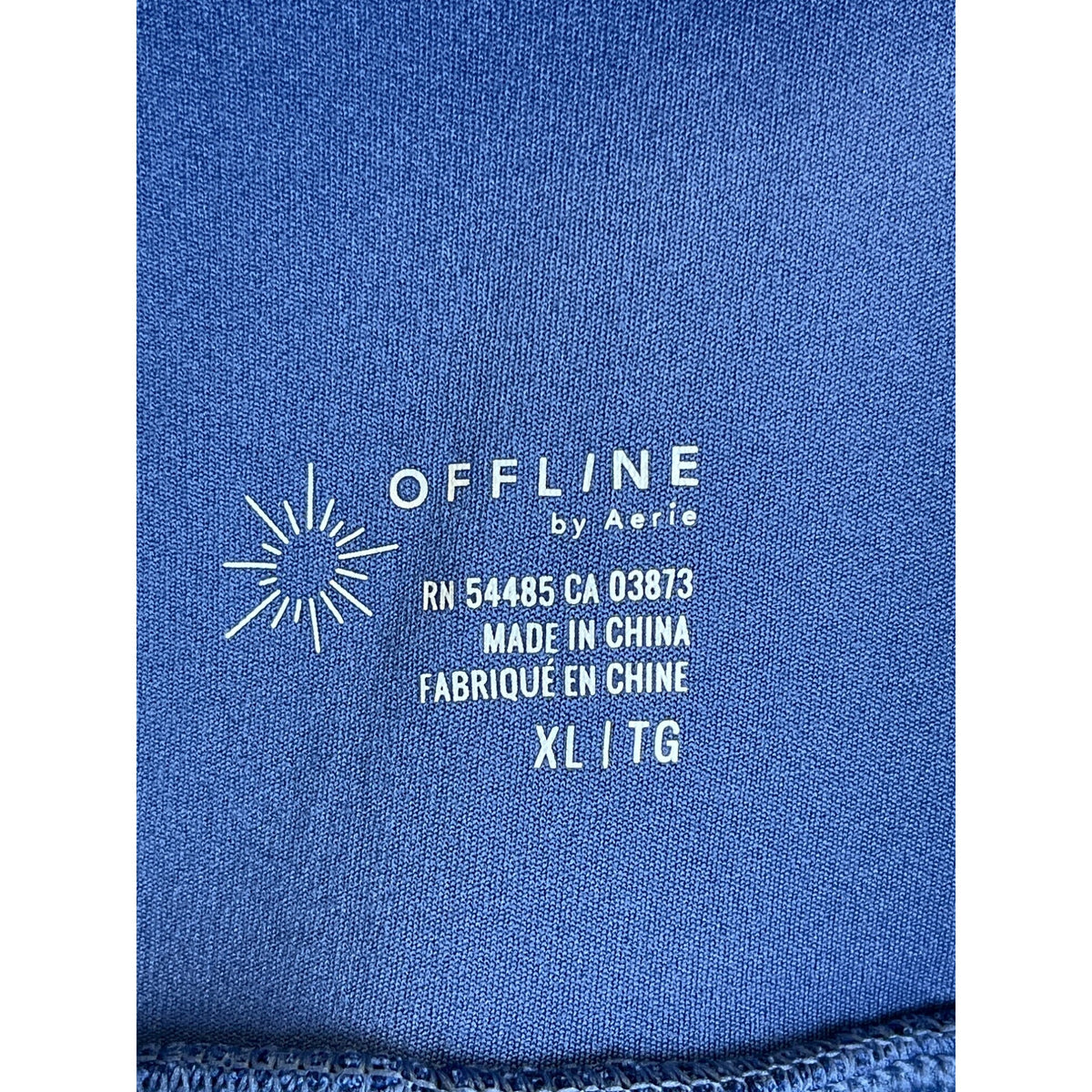 Offline By Aerie Womens Blue Houndstooth Pleated Mini Skirt Size XL