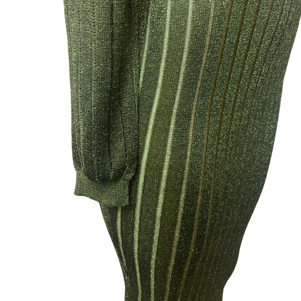 Nasty Gal Women's Olive Green Bodycon Long Sleeve Dress Sz M - NWT