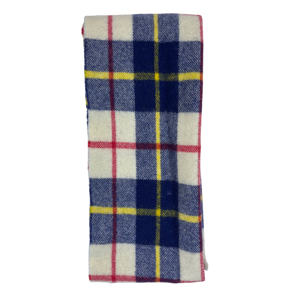 Glentana Mills Unisex Multi-Color 100% Wool Plaid Fringe Scarf 64 Inches Scotland