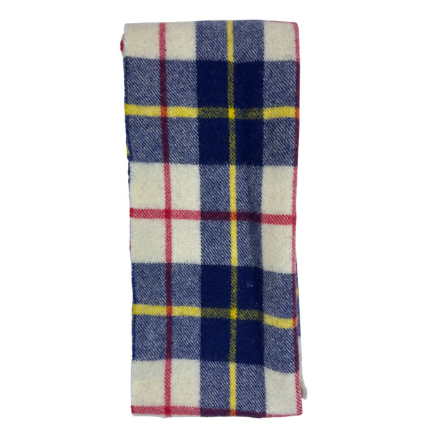 Glentana Mills Unisex Multi-Color 100% Wool Plaid Fringe Scarf 64 Inches Scotland