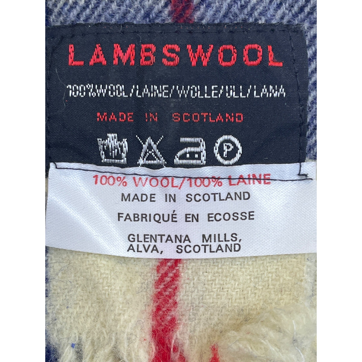 Glentana Mills Unisex Multi-Color 100% Wool Plaid Fringe Scarf 64 Inches Scotland