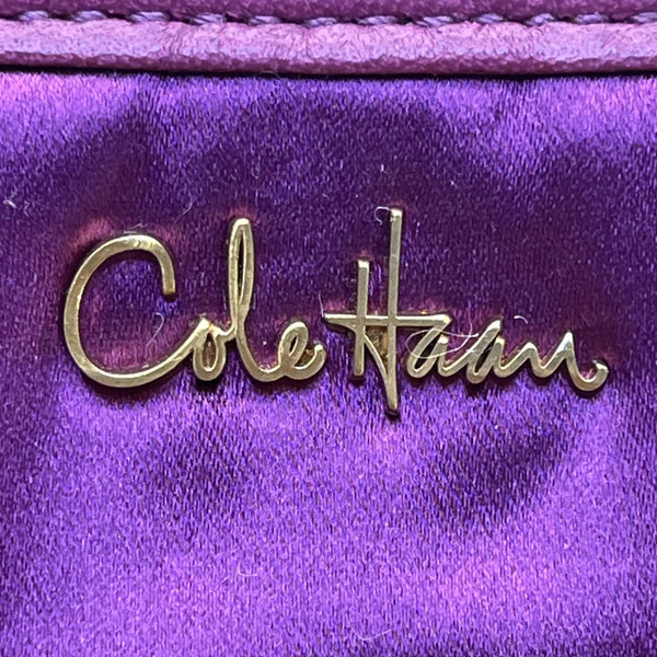 Cole Haan Women’s Ruby Satin Wristlet Purse With White Gift Box